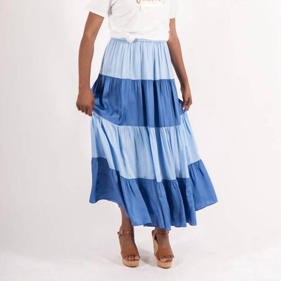 Emily Mccarthy | Skirts | New Emily Mccarthy Tiered Maxi Skirt In ...